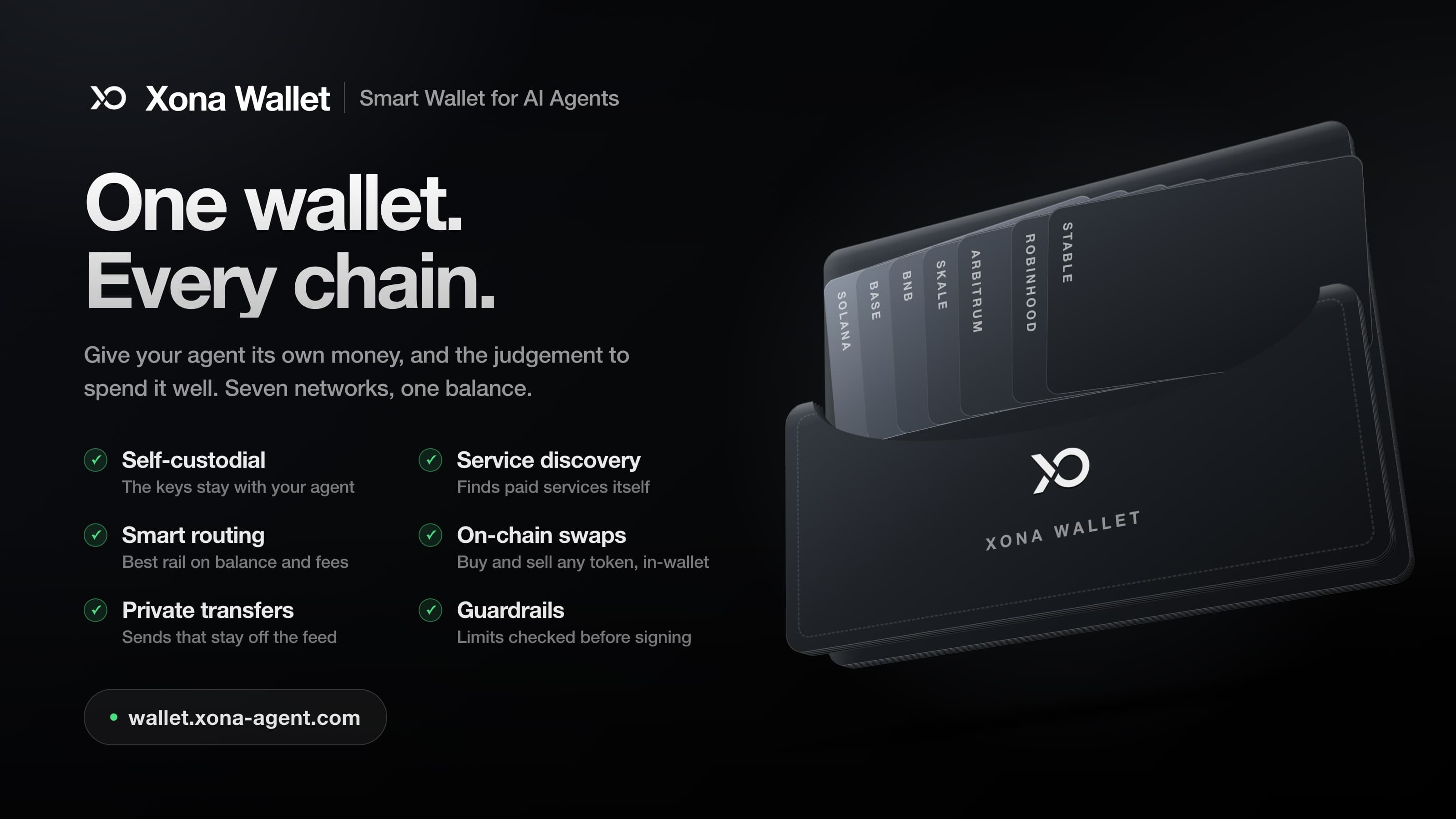 Xona Wallet: Smart Wallet for your AI Agents